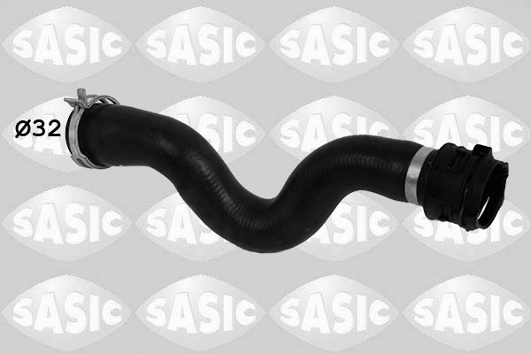 SASIC Kølerslange 3400266 oppe til højre for OPEL DS