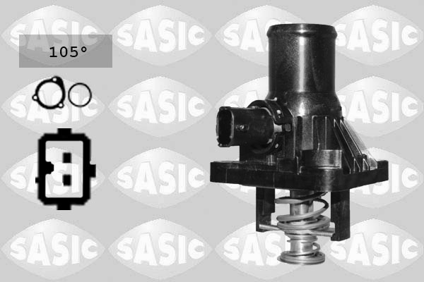 SASIC Termostat, kølemiddel 3306131 for OPEL CHEVROLET