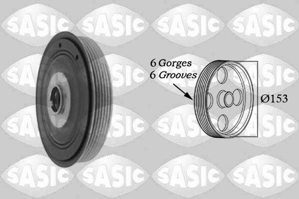 SASIC Remskive, krumtapaksel 2150012 for FORD VOLVO PEUGEOT MAZDA SUZUKI TOYOTA MINI