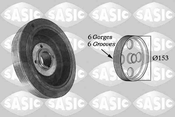 SASIC Remskive, krumtapaksel 2150027 for PEUGEOT