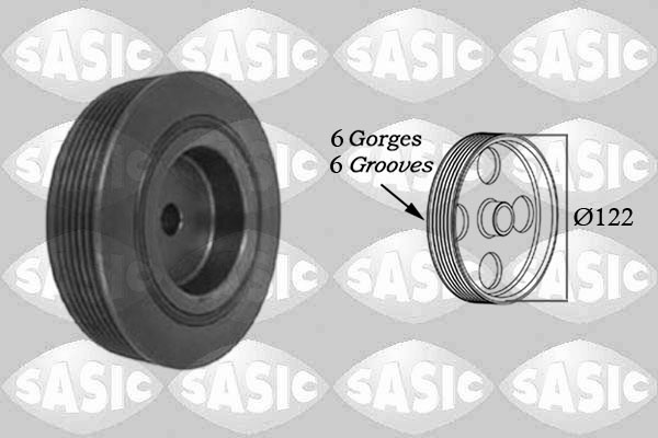 SASIC Remskive, krumtapaksel 2154010 for RENAULT