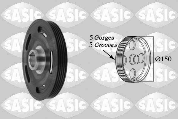 SASIC Remskive, krumtapaksel 2156010 for MERCEDES-BENZ