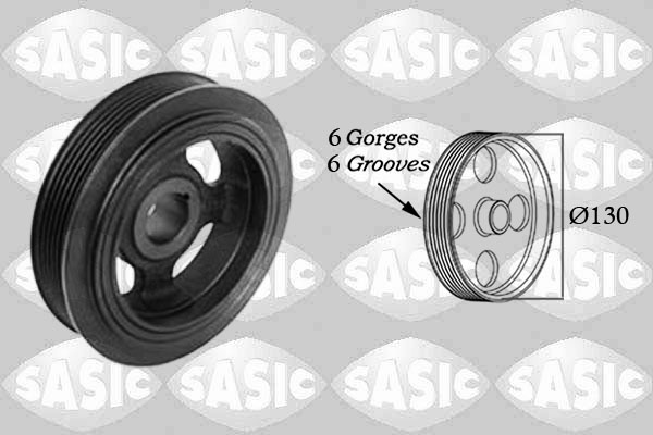 SASIC Remskive, krumtapaksel 2156048 for TOYOTA