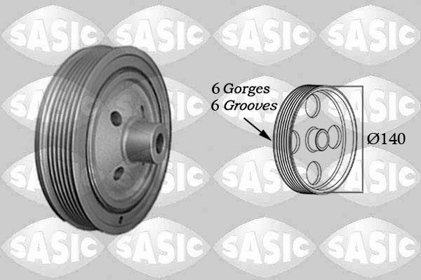SASIC Remskive, krumtapaksel 2156055 for FORD