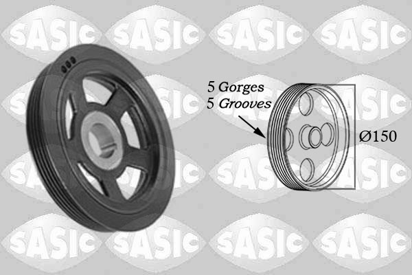 SASIC Remskive, krumtapaksel 2156072 for KIA