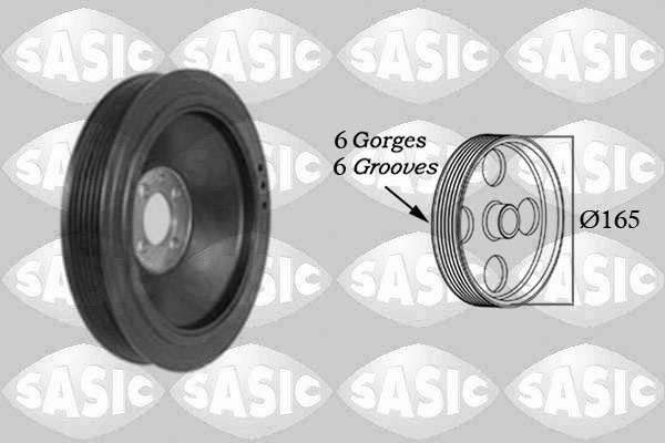 SASIC Remskive, krumtapaksel 2156079 for OPEL JEEP