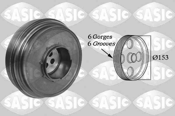 SASIC Remskive, krumtapaksel 2150067 for MINI