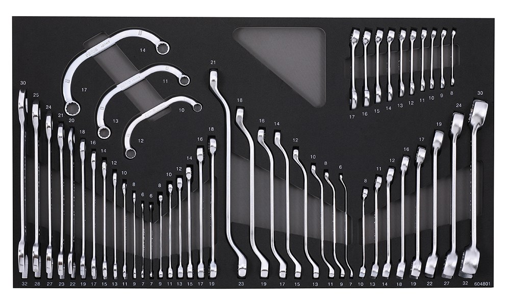 SONIC EQUIPMENT Ring-/gaffelnøglesæt 604801