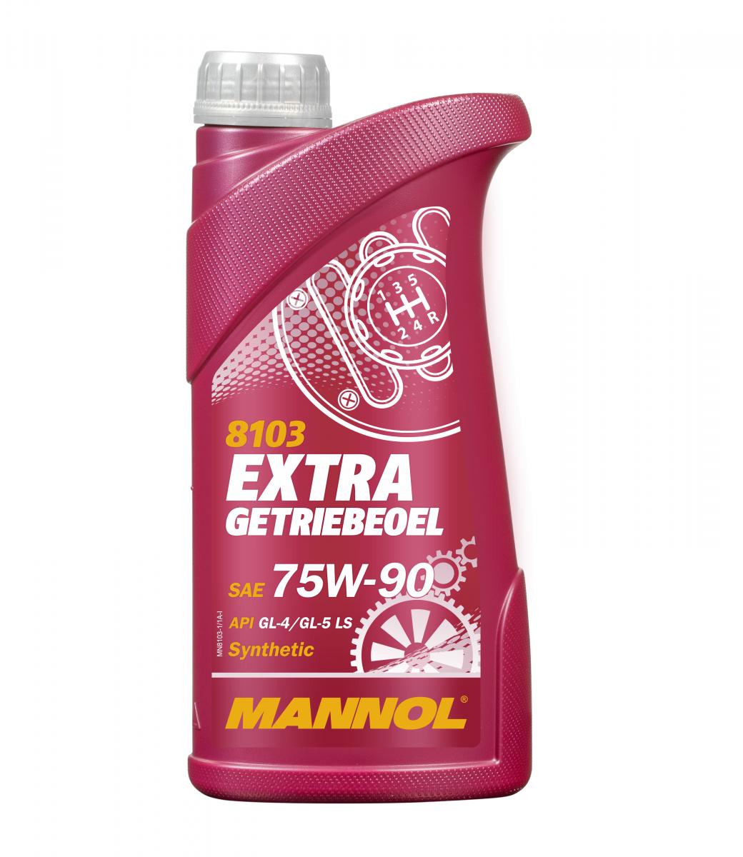 Mannol 1l Extra Getriebeoel 75w90 Fully Synthetic Gear Oil Gl-4 Gl-5 Ls