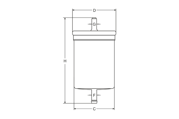 SCT - MANNOL Brændstof-filter st741 Filterindsats 175mm for ALFAROME/FIAT/LANCI