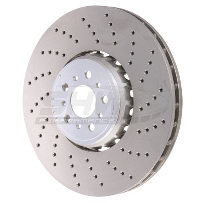 SHW PERFORMANCE Bremseskive bfr43502 højre foraksel Todelt bremseskive 395mm 36mm for BMW