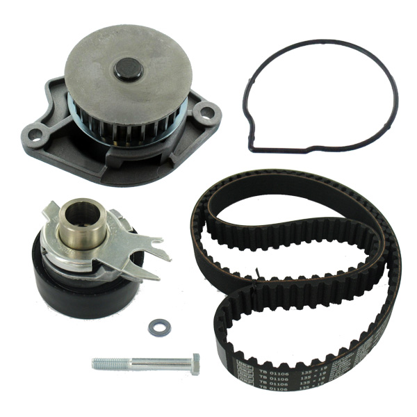 SKF Vandpumpe + tandremssæt vkmc01107 for VW SEAT