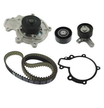 SKF Vandpumpe + tandremssæt vkmc05701 for VAUXHALL CHEVROLET