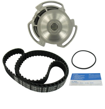SKF Vandpumpe + tandremssæt vkmc01100 for VW SEAT AUDI