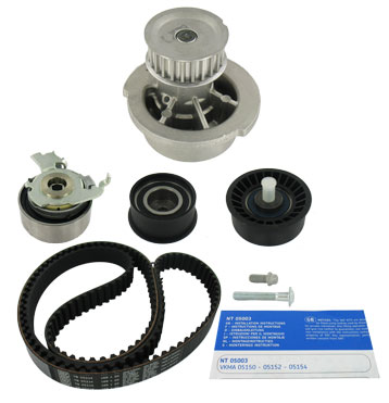 SKF Vandpumpe + tandremssæt vkmc051503 for VAUXHALL GENERAL MOTORS CHEVROLET OPEL