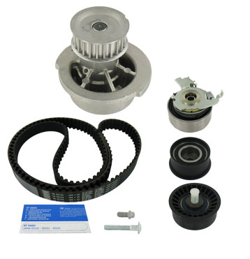 SKF Vandpumpe + tandremssæt vkmc051521 for VAUXHALL GENERAL MOTORS CHEVROLET OPEL