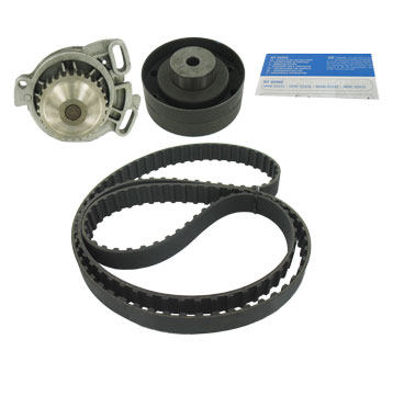 SKF Vandpumpe + tandremssæt vkmc01032 for AUDI VW