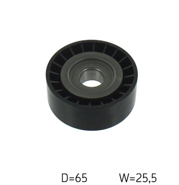 SKF Medløberhjul, multi-V-rem vkm31303 for VW