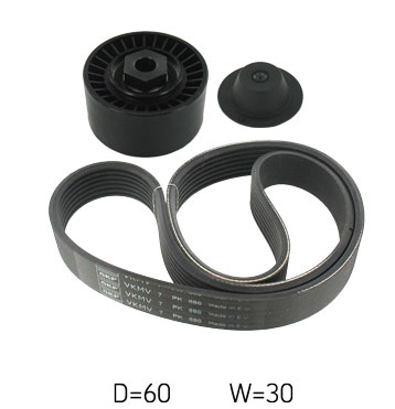 SKF Kileremssæt vkma36056 for NISSAN RENAULT