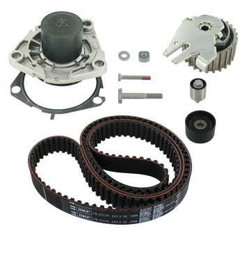 SKF Vandpumpe + tandremssæt vkmc05124 for VAUXHALL LANCIA FIAT JEEP SAAB OPEL CHEVROLET ALFA ROMEO CHRYSLER SUZUKI