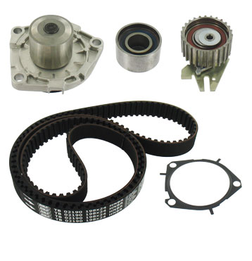 SKF Vandpumpe + tandremssæt vkmc021912 for VAUXHALL FIAT LANCIA SAAB OPEL CHEVROLET ALFA ROMEO CHRYSLER SUZUKI