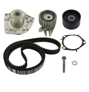 SKF Vandpumpe + tandremssæt vkmc021902 for VAUXHALL LANCIA FIAT JEEP SAAB OPEL CHEVROLET ALFA ROMEO CHRYSLER SUZUKI