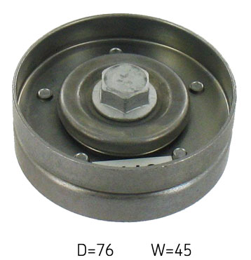 SKF Medløberhjul, multi-V-rem vkm31207 for VW