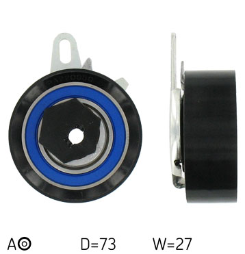 SKF Strammehjul, tandrem VKM 11072 for VW