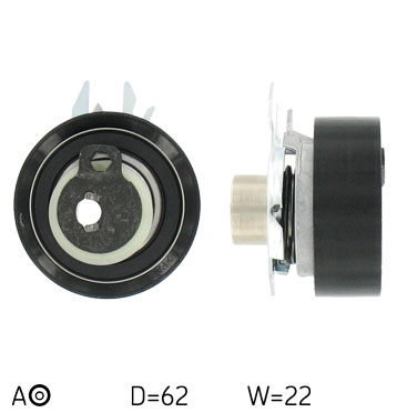 SKF Strammehjul, tandrem VKM 11106 for VW
