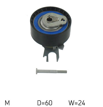 SKF Strammehjul, tandrem VKM 11120 for VW VW (SVW) SKODA