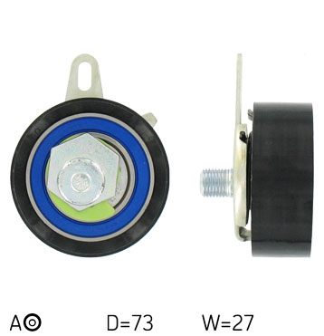 SKF Strammehjul, tandrem VKM 11151 for VW AUDI (FAW)