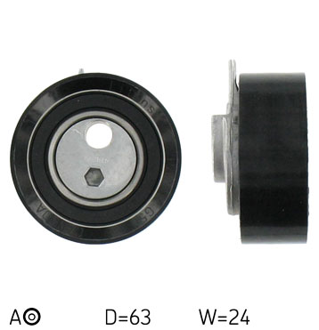 SKF Strammehjul, tandrem VKM 11258 for VOLVO VW