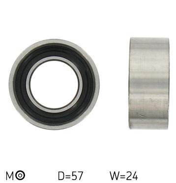 SKF Strammehjul, tandrem VKM 12200 for LANCIA CITROËN PEUGEOT