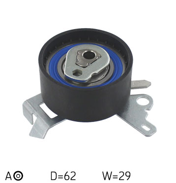SKF Strammehjul, tandrem VKM 13234 for PEUGEOT PEUGEOT (DF-PSA) FIAT LANCIA