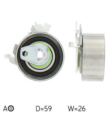 SKF Strammehjul, tandrem VKM 15202 for VAUXHALL OPEL CHEVROLET (SGM) CHEVROLET