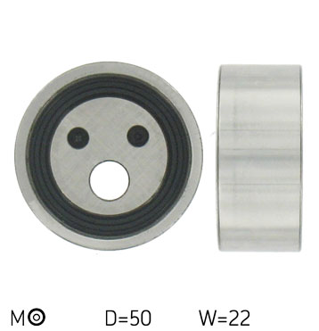 SKF Strammehjul, tandrem VKM 16000 for NISSAN RENAULT