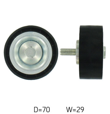 SKF Medløberhjul, multi-V-rem vkm32301 for IVECO