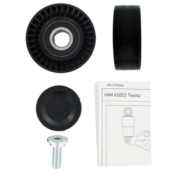 SKF Medløberhjul, multi-V-rem vkm61053 for TOYOTA