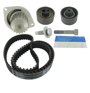 SKF Vandpumpe + tandremssæt vkmc03130 for PEUGEOT CITROËN PEUGEOT (DF-PSA)