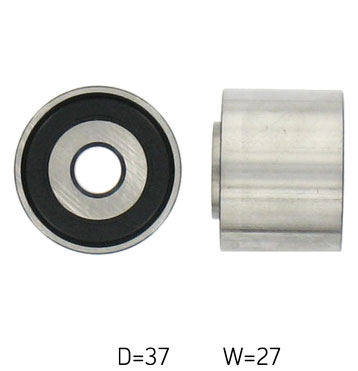 SKF Medløberhjul, multi-V-rem vkm33017 for PEUGEOT FIAT