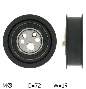 SKF Strammehjul, tandrem VKM 11001 for VW