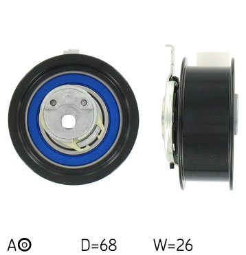 SKF Strammehjul, tandrem VKM 11130 for SKODA VW