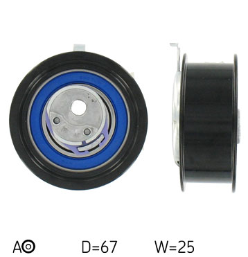 SKF Strammehjul, tandrem VKM 11256 for VW