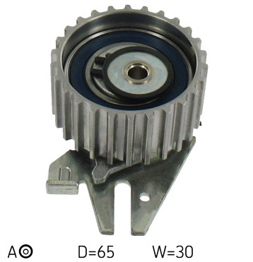 SKF Strammehjul, tandrem VKM 12174 for VAUXHALL LANCIA FIAT SAAB JEEP OPEL ALFA ROMEO CHRYSLER SUZUKI