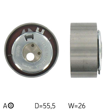 SKF Strammehjul, tandrem VKM 12206 for FORD LANCIA FIAT
