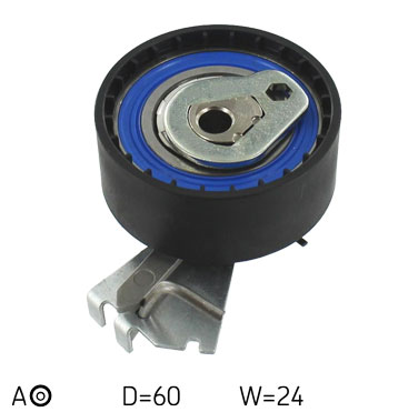 SKF Strammehjul, tandrem VKM 13253 for PEUGEOT FIAT