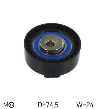 SKF Strammehjul, tandrem VKM 14108 for FORD