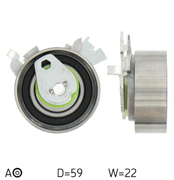 SKF Strammehjul, tandrem VKM 15402 for VAUXHALL FIAT DAEWOO CHEVROLET
