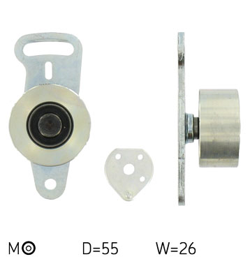 SKF Strammehjul, tandrem VKM 16204 for RENAULT