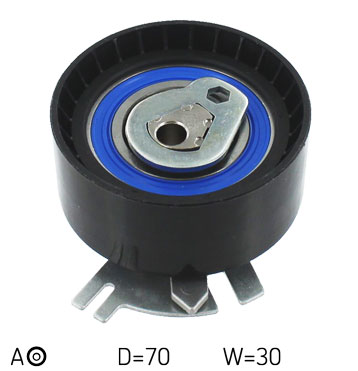 SKF Strammehjul, tandrem VKM 16503 for VAUXHALL NISSAN RENAULT